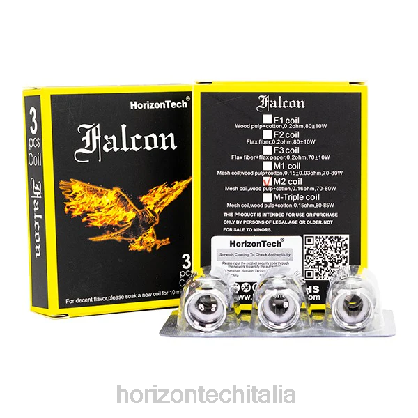 Horizon Tech Company - HorizonTech Falcon bobine (confezione da 3) D064164 Bobina di maglia m2 0,16ohm