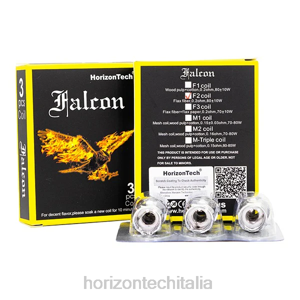 Horizon Tech Vape - HorizonTech Falcon bobine (confezione da 3) D064160 Bobina f2 da 0,2ohm