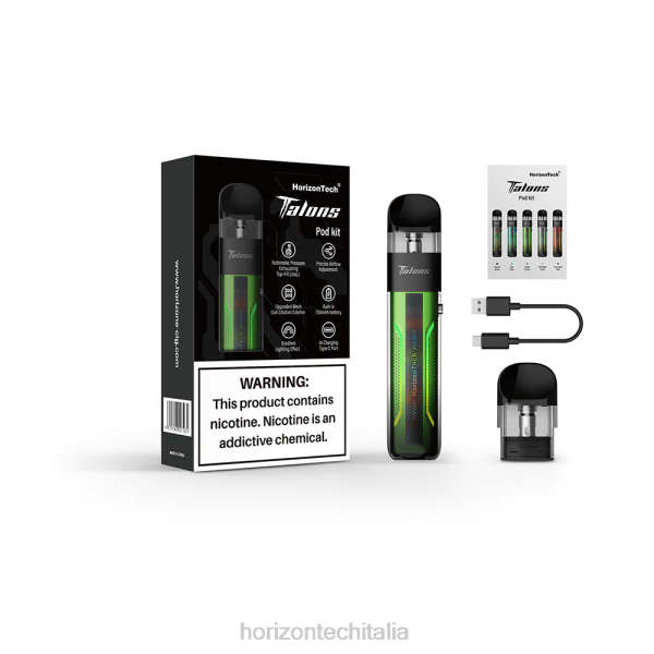 HorizonTech Disposable Vape - HorizonTech Talons kit di partenza D064201 Mela verde