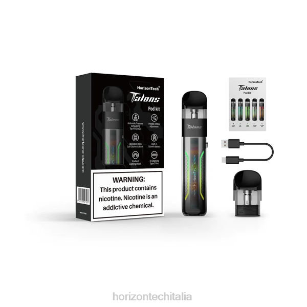 HorizonTech Vape Kit - HorizonTech Talons kit di partenza D064200 mezzanotte d'argento