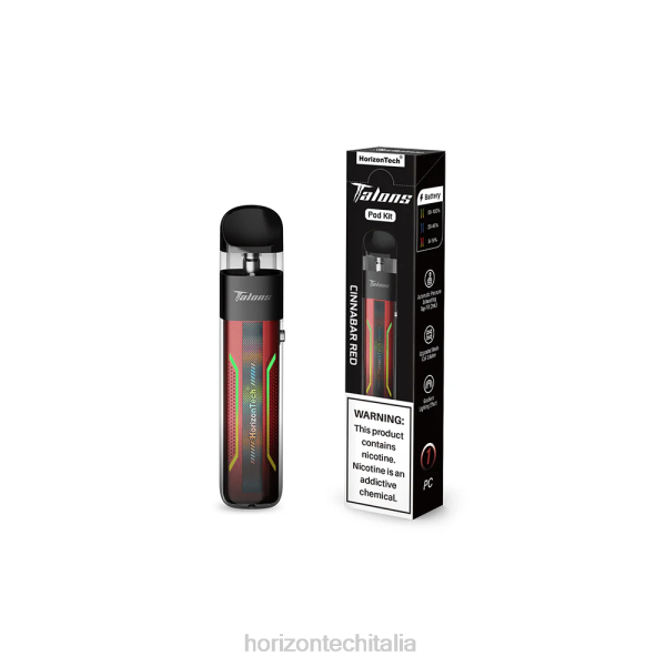 Horizon Tech Vape Tank - HorizonTech Talons sistema a cialde D064198 rosso cinabro