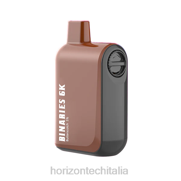 Horizon Tech Vape Tank - HorizonTech Binaries Cabin monouso da 15 ml D06436 caramello al burro