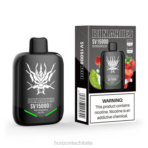 HorizonTech Disposable Vape - HorizonTech Binaries Cabin monouso sv D06489 gelato alla fragola e kiwi