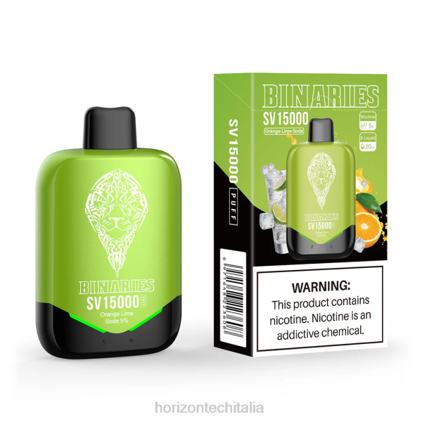 HorizonTech Italia - HorizonTech Binaries Cabin monouso sv D06491 soda e arancia