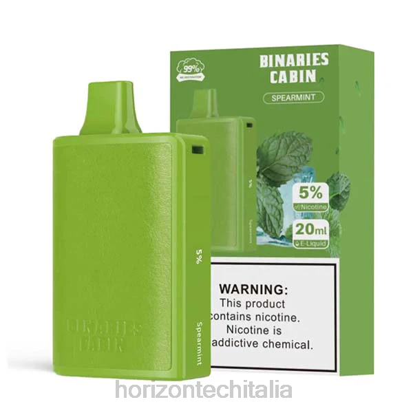 Horizon Tech Company - HorizonTech Binaries Cabin monouso da 20 ml D06474 menta verde